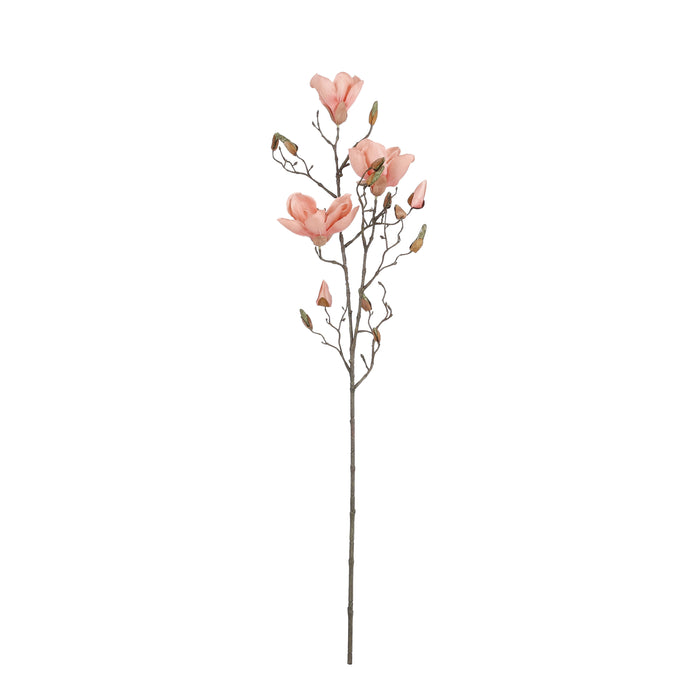 Mica Decorations Magnolia Kunstbloem - H88 cm - Perzik