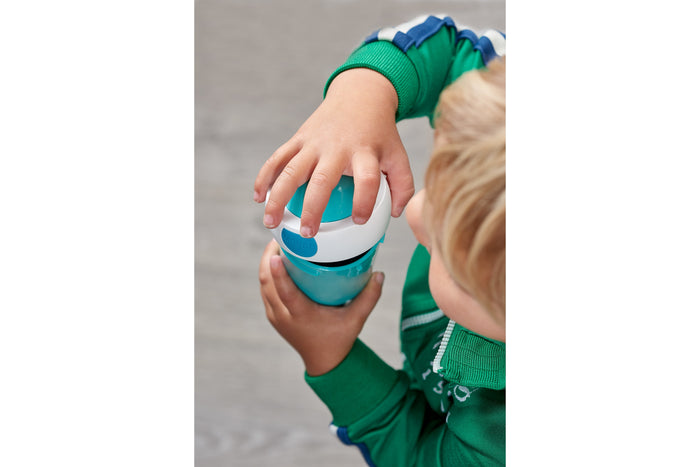 Lunchset Campus (schoolbeker en lunchbox) -  turquoise