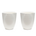 Riviera Maison Koffiemokken, Wit - Pretty - 2 stuks