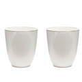 Riviera Maison Koffiemokken, Wit - Pretty - 2 stuks