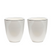 Riviera Maison Koffiemokken, Wit - Relax - 2 stuks