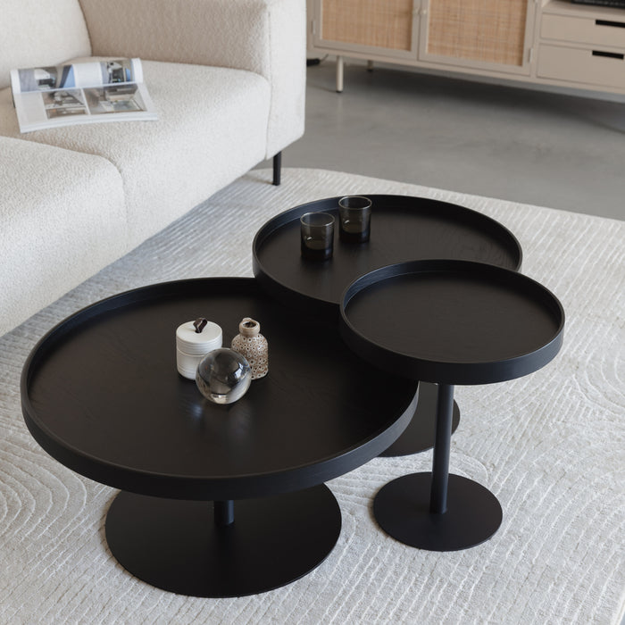 by fonQ Tray Bijzettafel M - Zwart