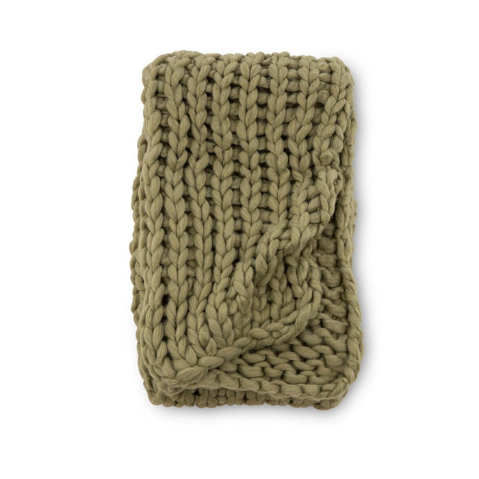 Nest living Verena plaid groen - 170 x 130 cm