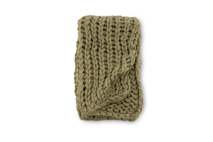 Nest living Verena plaid groen - 170 x 130 cm