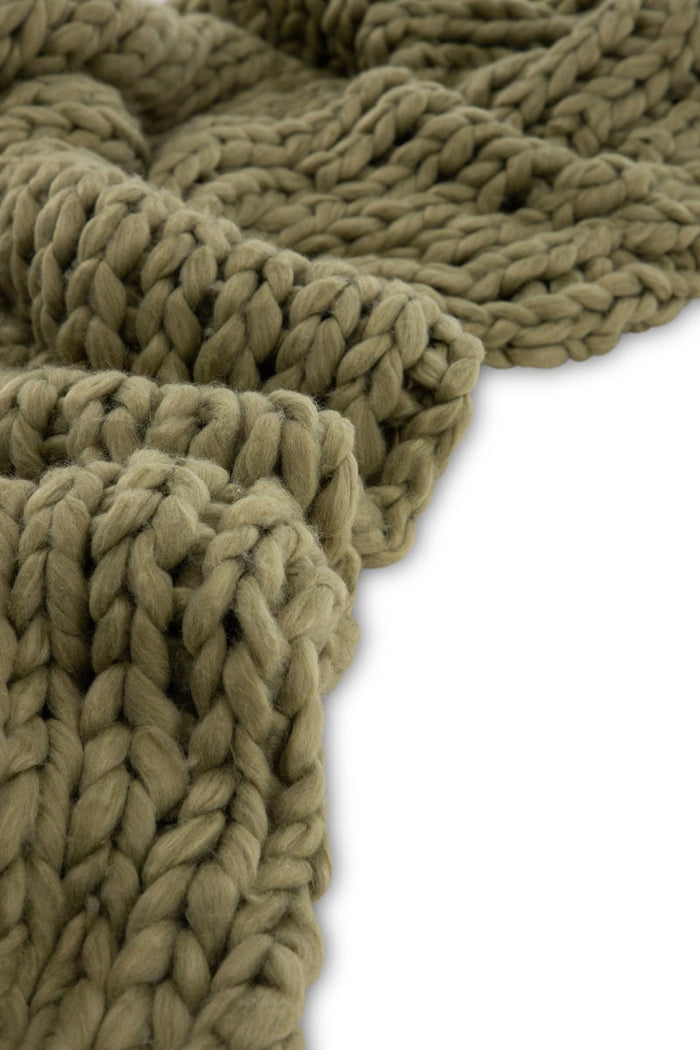 Nest living Verena plaid groen - 170 x 130 cm