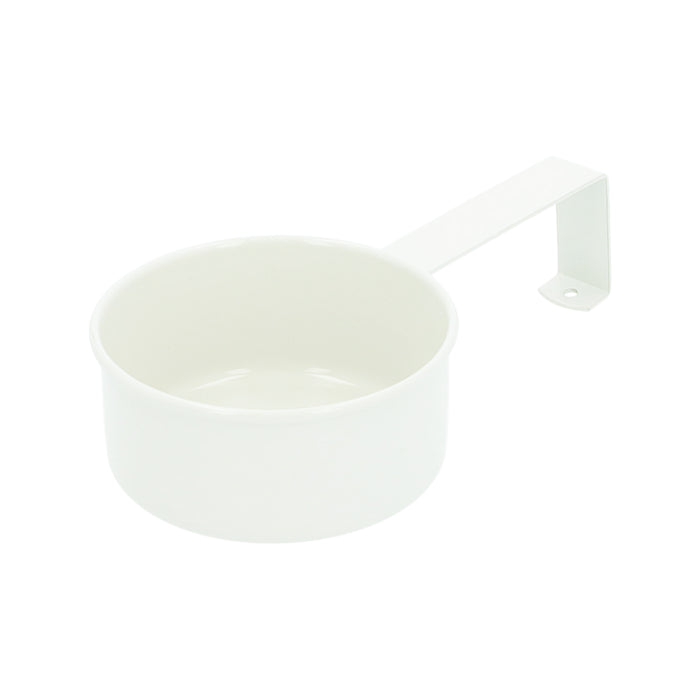 QUVIO Waspoeder box - Metaal - Wit