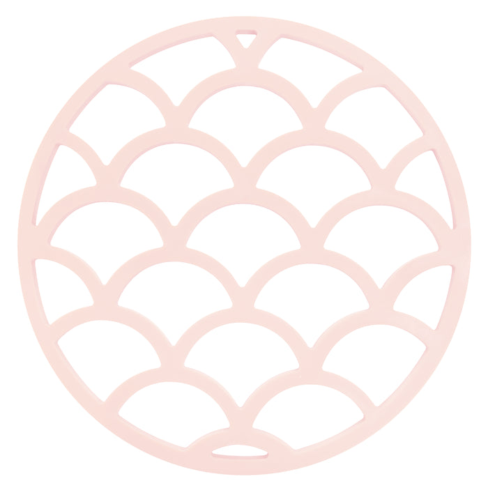 Krumble Pannenonderzetter met schubben patroon - Roze - Set van 3