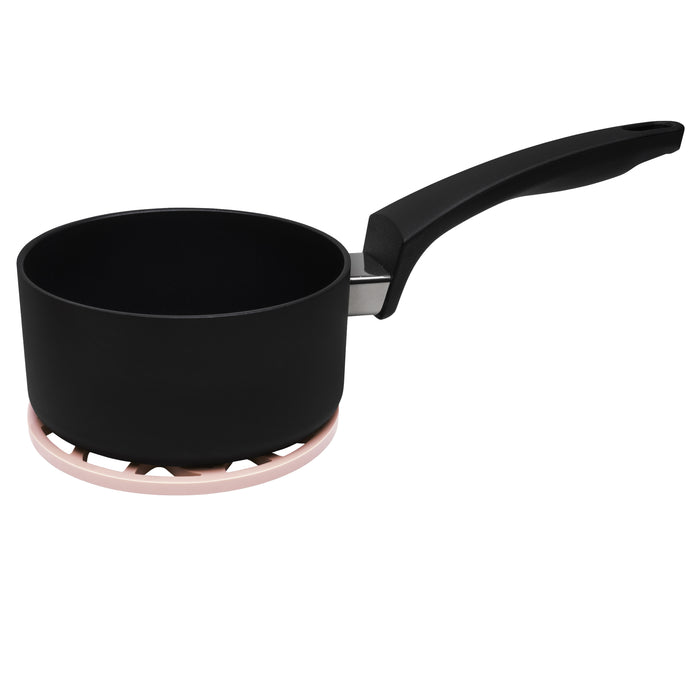 Krumble Pannenonderzetter met schubben patroon - Roze - Set van 2