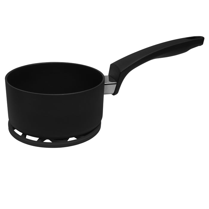 Krumble Pannenonderzetter met schubben patroon - Zwart - Set van 2