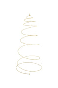vtwonen Spiraal Kerstboom Metaal - Kerstdecoratie - Goud - 80cm