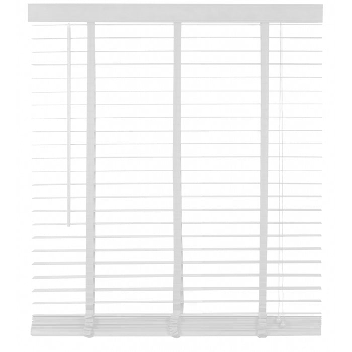 Jaloezie Hout Wit - Hout - 120x210x5cm (BxHxD)