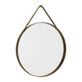HAY Strap Spiegel Ø 70 cm - Light brown