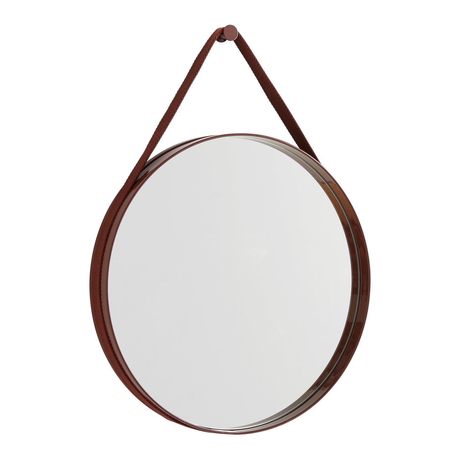 HAY Strap Spiegel Ø 50 cm - Dark brown