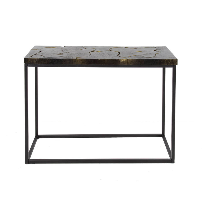 Fraaai - Maron haltafel - 100 cm - zwart|goud
