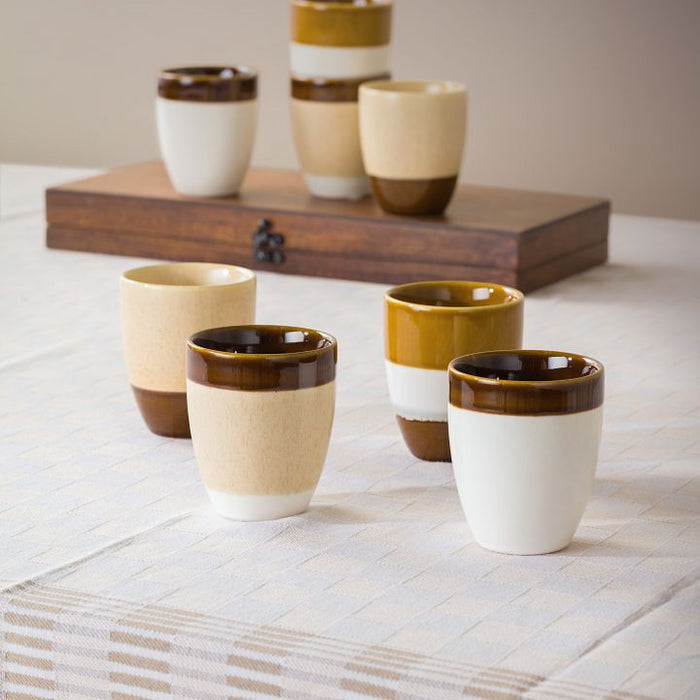 vtwonen Mokken 250 ml - 4 st. - Bruin