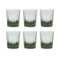 Brût Homeware, Set van 6, Espresso Glas 7 CL, groen