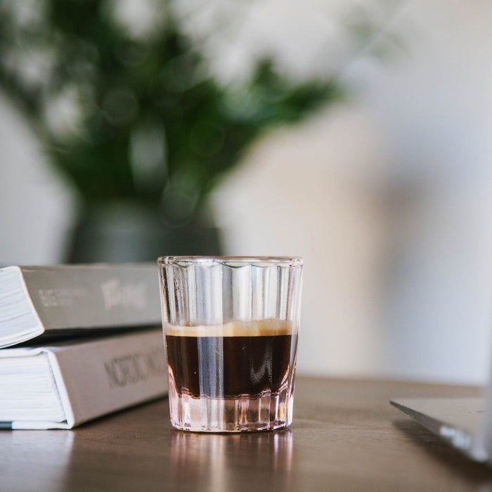 Brût Homeware, Set van 6, Espresso Glas 7 CL, zacht roze