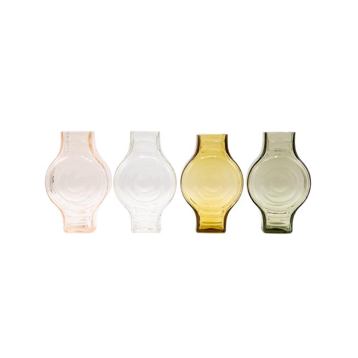 Brût Homeware, Vaas Rond groot, amber bruin