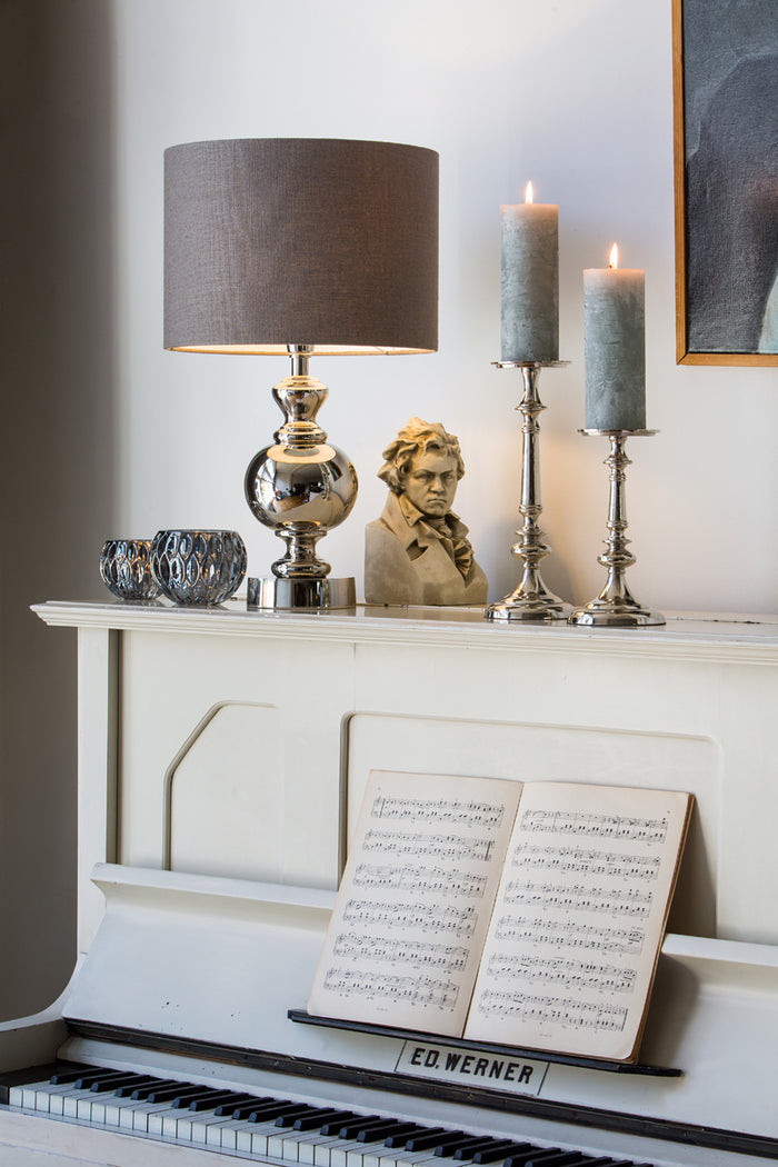 Light & Living Light&living Lampvoet Ø15x40 cm CADY small nikkel