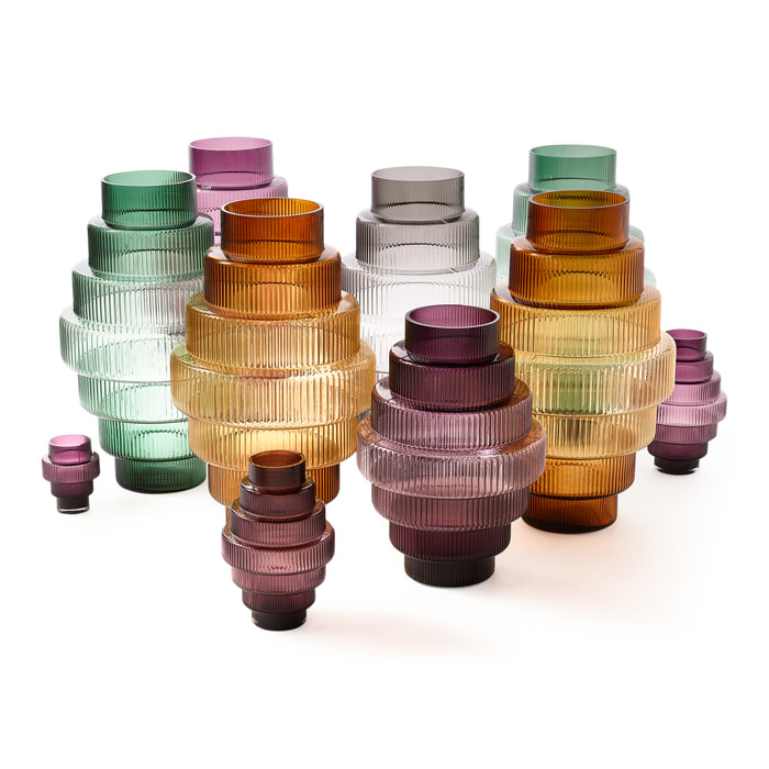 POLSPOTTEN Steps Vaas L - Paars