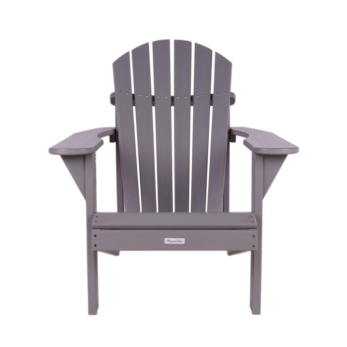 Kunststof adirondack tuinstoel Montreal grijs