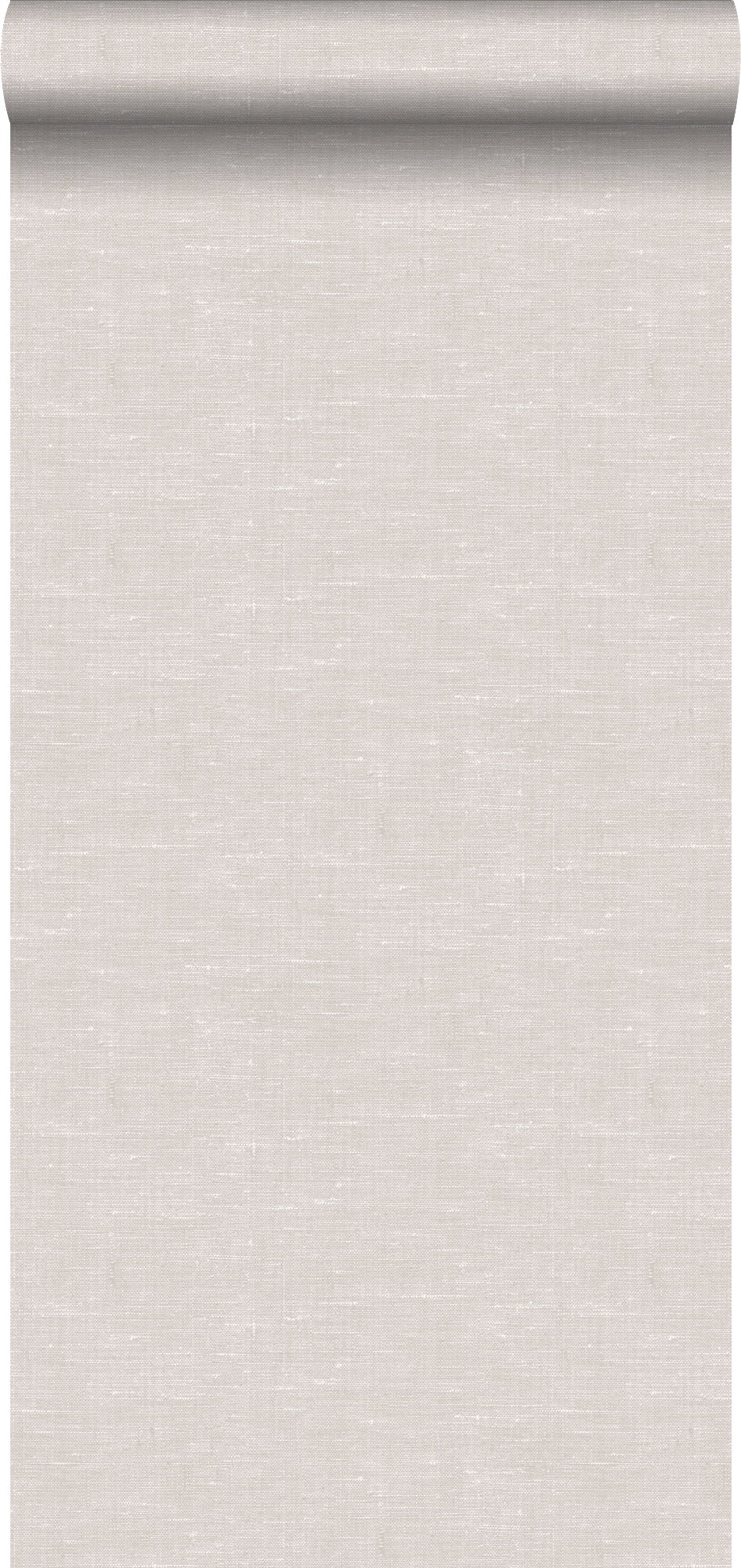 ESTAhome behang effen linnenstructuur vergrijsd bruin - 53 cm x 10,05