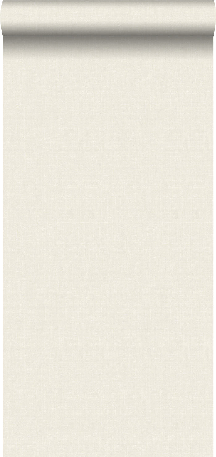 ESTAhome behang linnenstructuur zandkleurig - 53 cm x 10,05 m - 127642