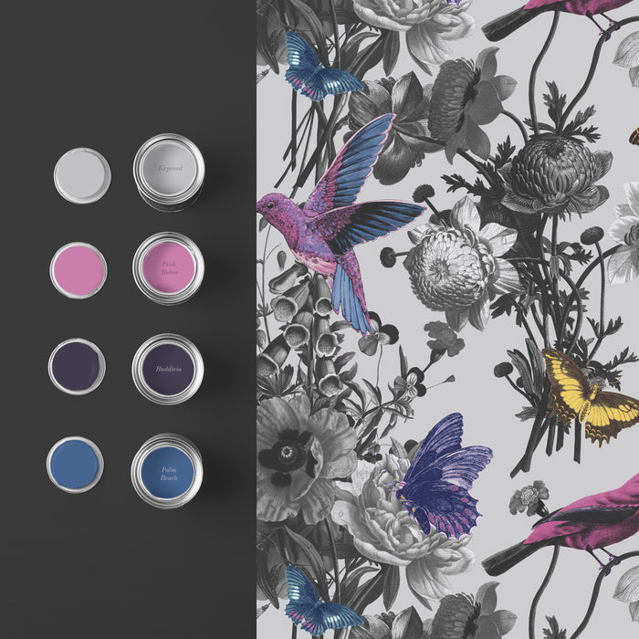 Graham & Brown Vliesbehang - Jardin Grey - 10mx52cm