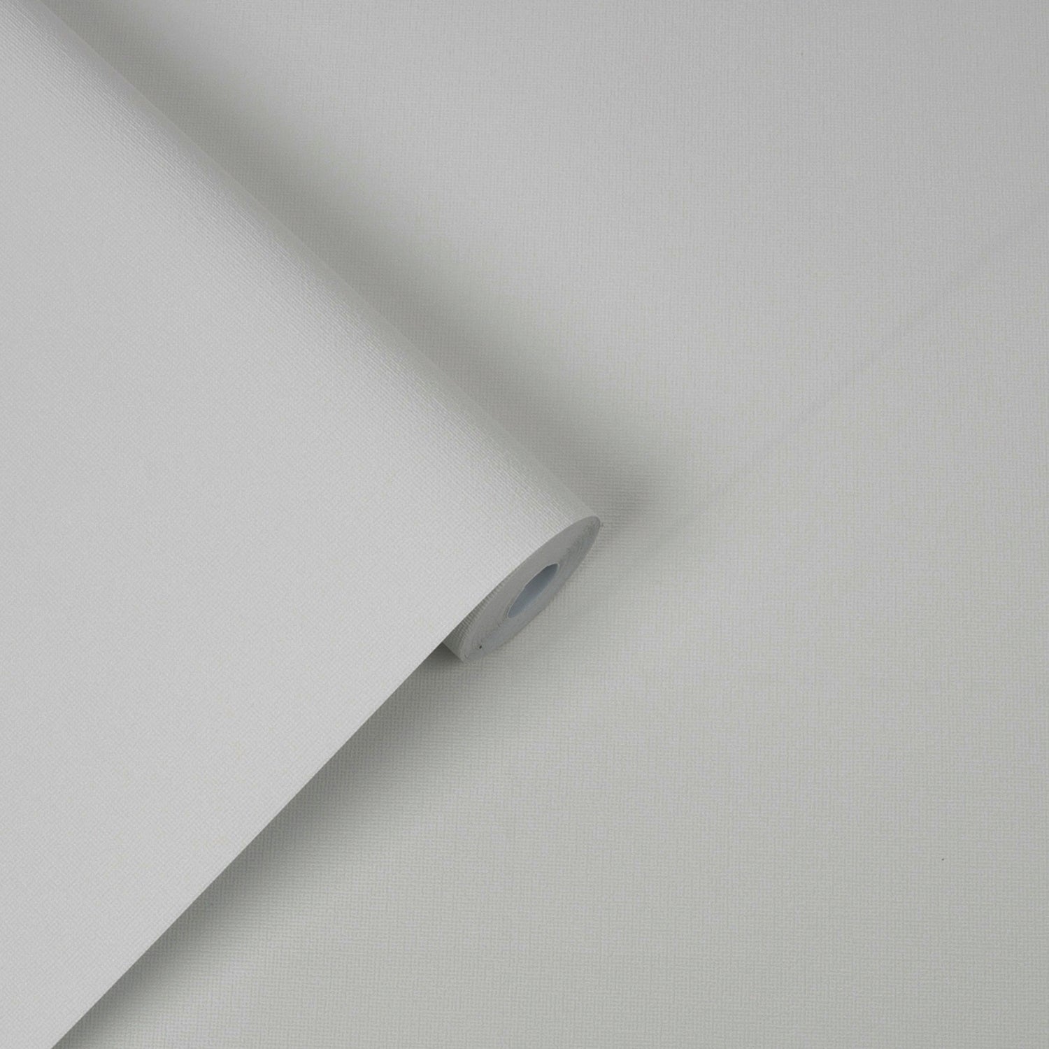 Laura Ashley Canvas Paintable Behang - Uni - 10mx52cm - Wit