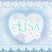 Disney zelfklevende behangrand Frozen Elsa lichtblauw - 14 x 500 cm -