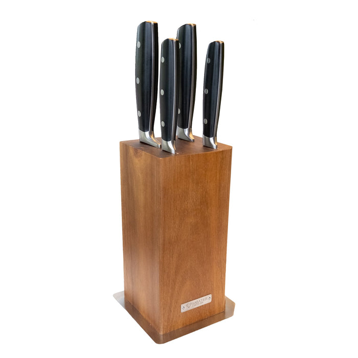 Diamant Sabatier Messenblok Alsace - Acacia Hout - 4-delig - RVS|POM