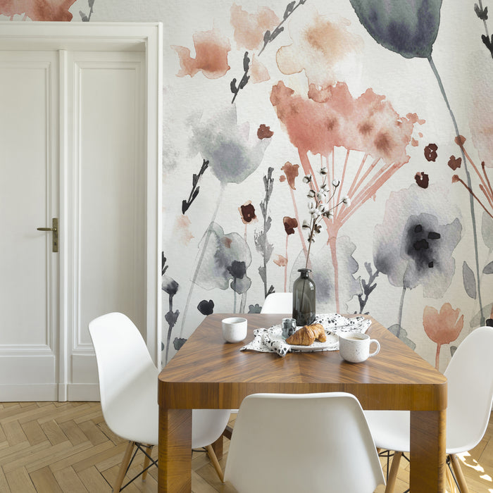 Art for the Home Watercoloured Meadow Fotobehang 280x372 cm