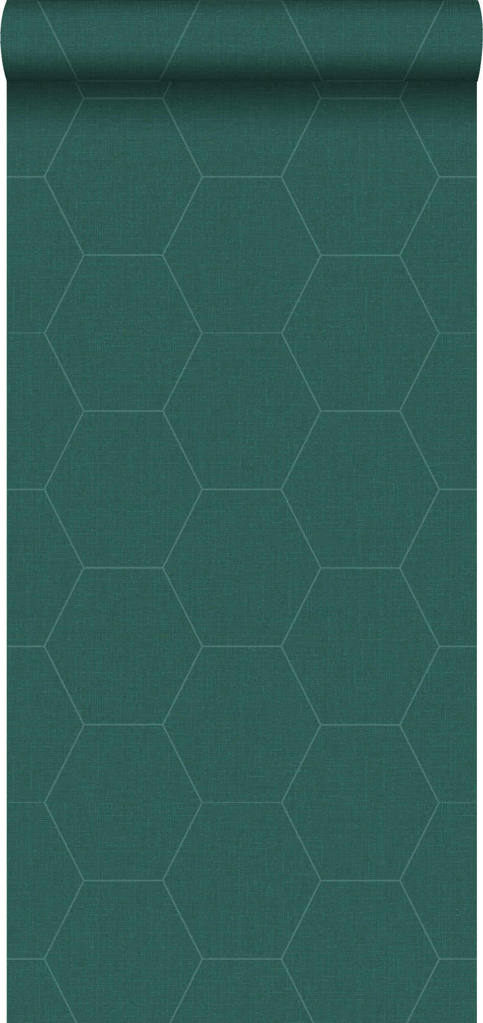 ESTAhome behang hexagon petrolgroen - 0,53 x 10,05 m - 148752