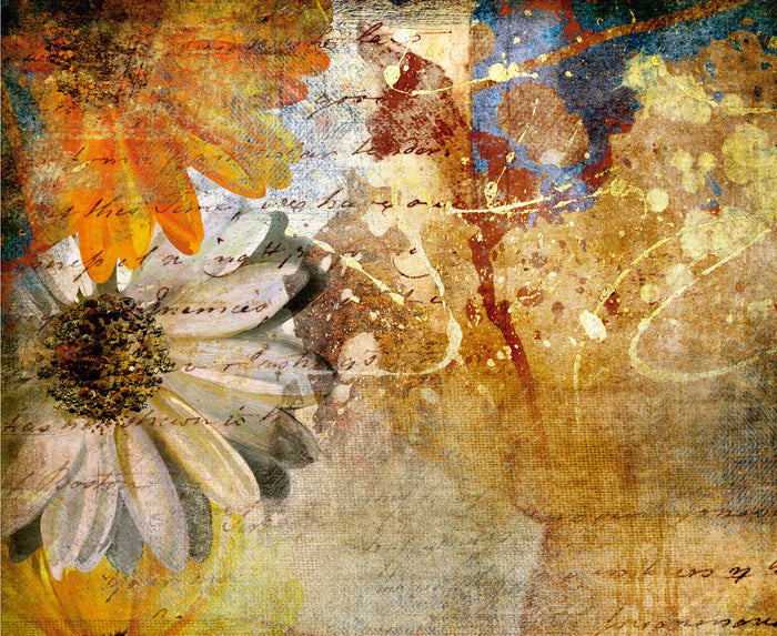 Sanders & Sanders fotobehang bloemen beige, rood en blauw - 600454 - 3