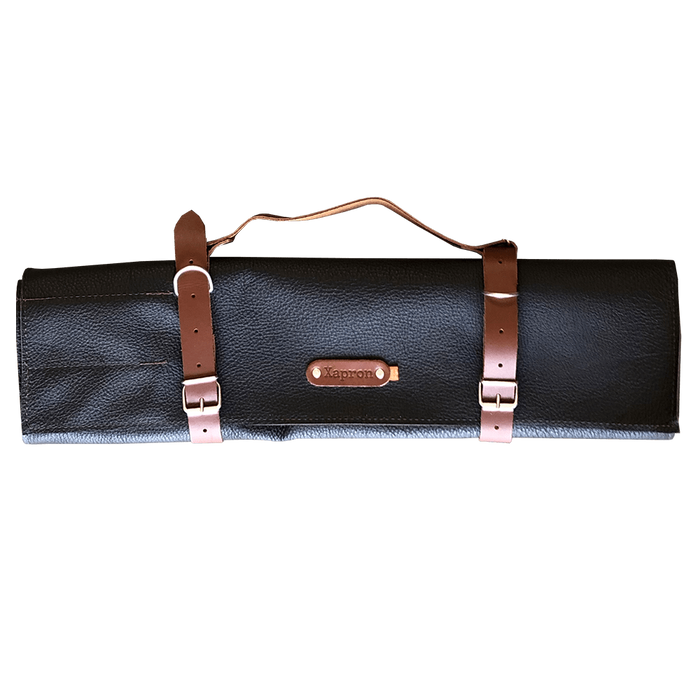 Xapron leren messenmap Montana - Kleur Bruin - 9 vakken