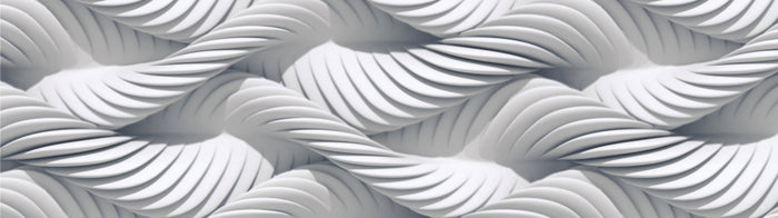 Sanders & Sanders zelfklevende behangrand grafische print wit - 14 x 5