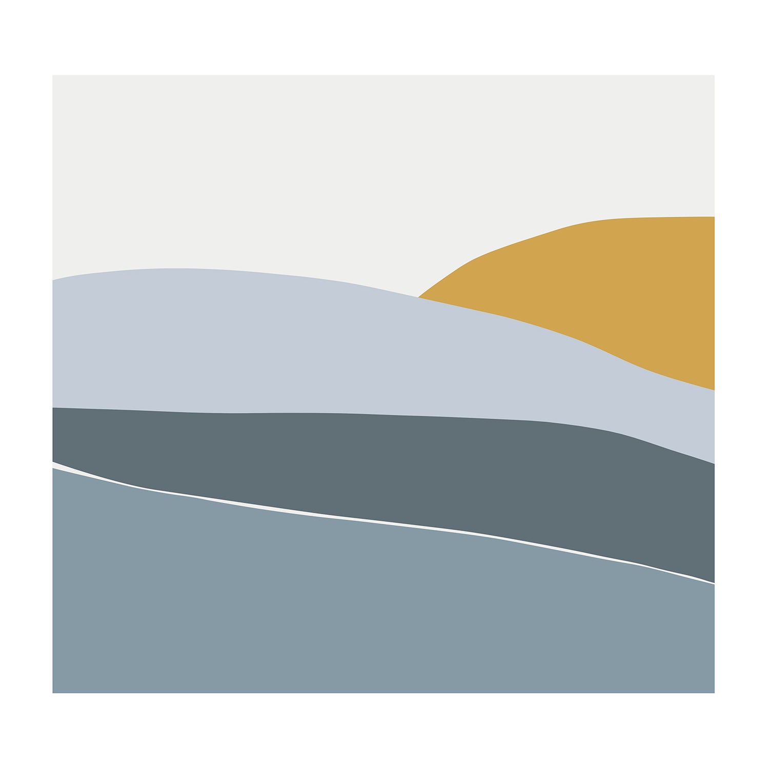 Little Dutch Fotobehang | Horizon Blue - Blauw - 280x300 cm