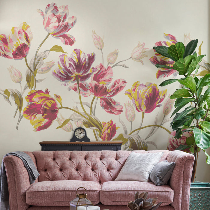 Laura Ashley Gosford Fotobehang - Bloemen - 280x300cm - geel