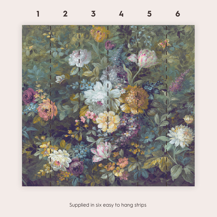 Laura Ashley Mathilde Fotobehang - Bloemen - 280x300cm - Multi