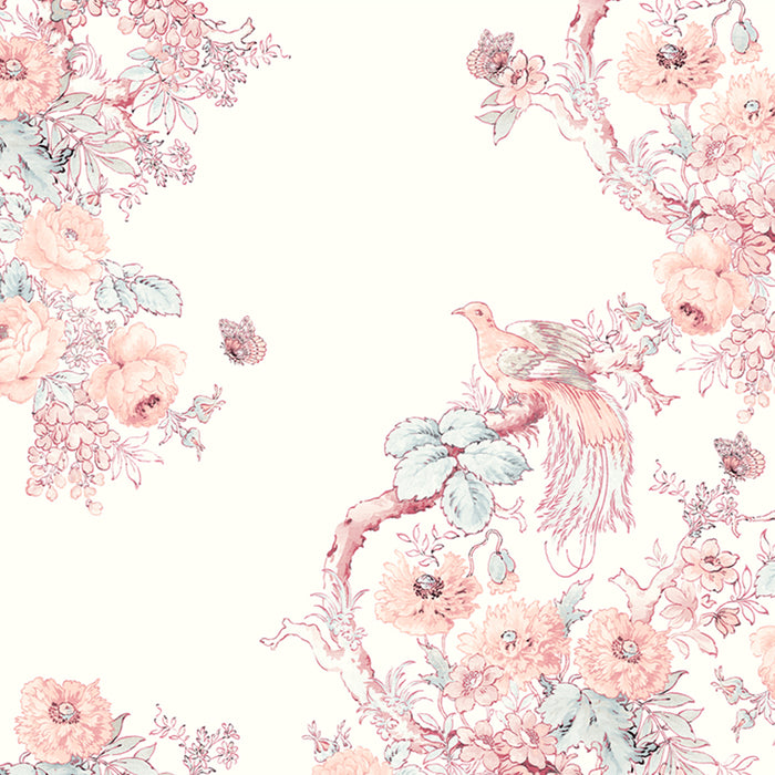 Laura Ashley Birtle Fotobehang - Bloemen - 280x300cm - Roze