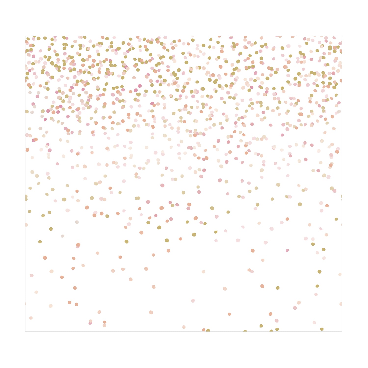 Art for the Home Fotobehang - Confetti - Roze|goud - 280x300cm