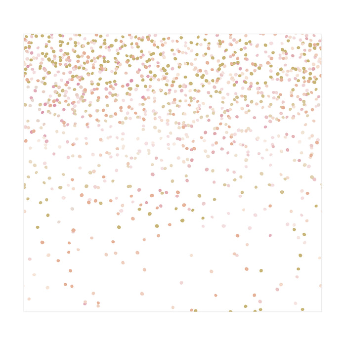 Art for the Home Fotobehang - Confetti - Roze|goud - 280x300cm