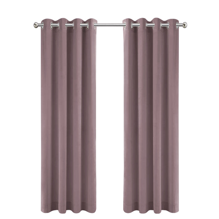 LW Collection Kant en klaar gordijnen roze 290x270cm