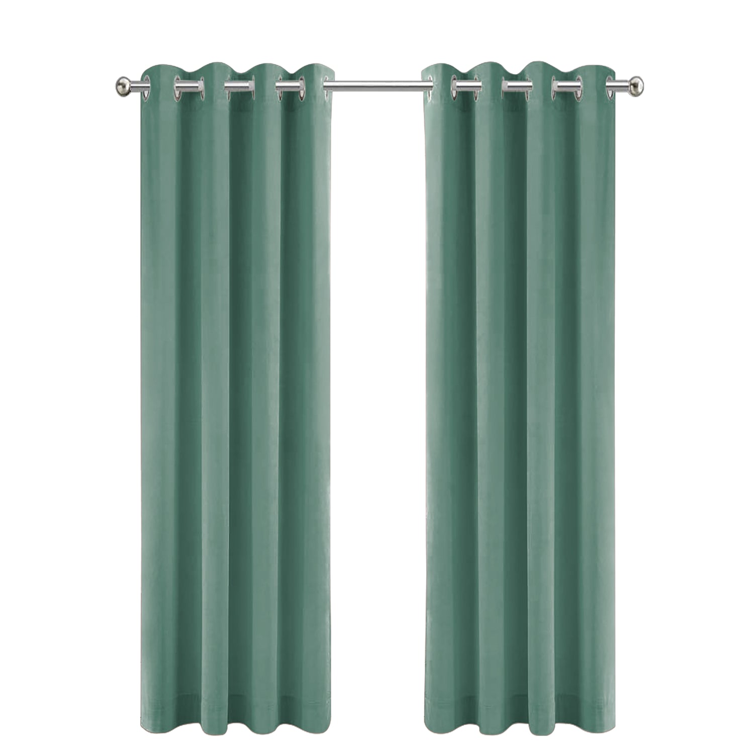 LW Collection Kant en klare gordijnen groen 140x240cm