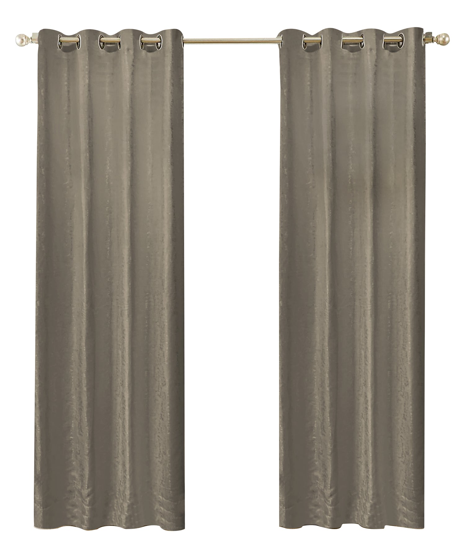 LW Collection Kant en klaar gordijnen taupe 140x270cm