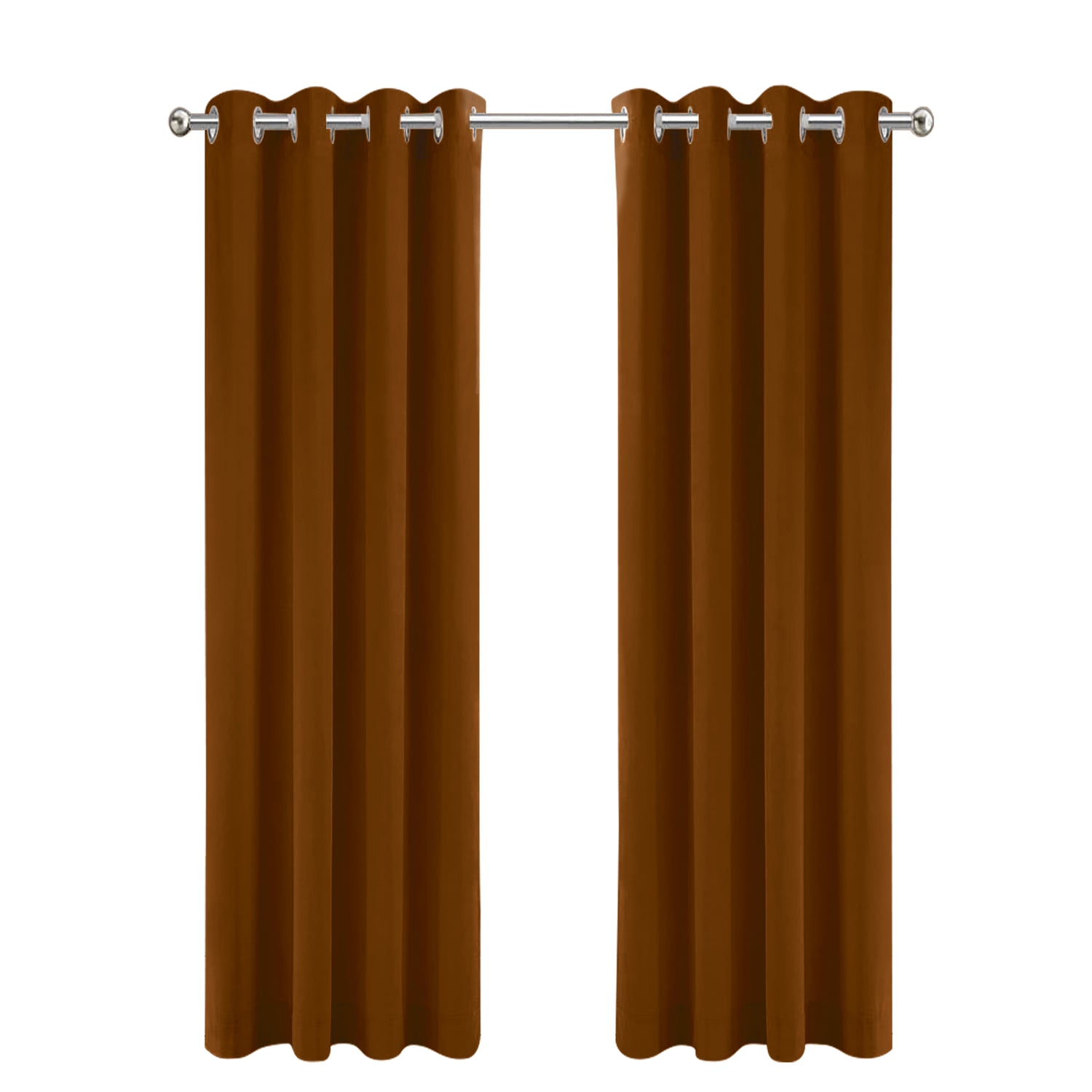 LW Collection Kant en klare gordijnen oranje 290x245cm