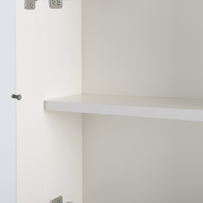 Beliani - MAZARREDO - Badkamermeubel LED - Zwart - Multiplex