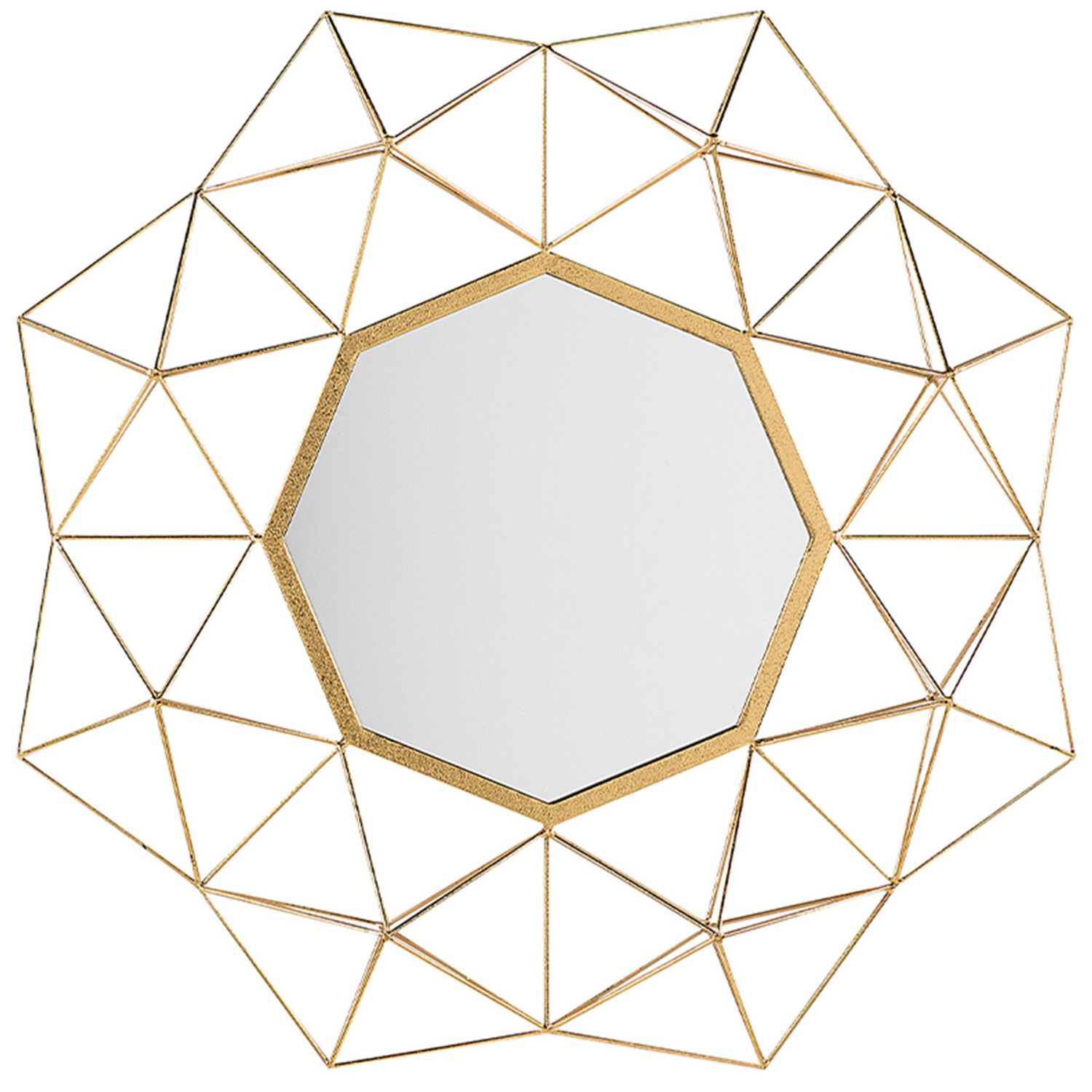 Beliani - GAILLAC - Wandspiegel - Goud - Metaal