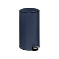 5Five Prullenbak|pedaalemmer - donkerblauw - metaal - 30 liter - 62 cm