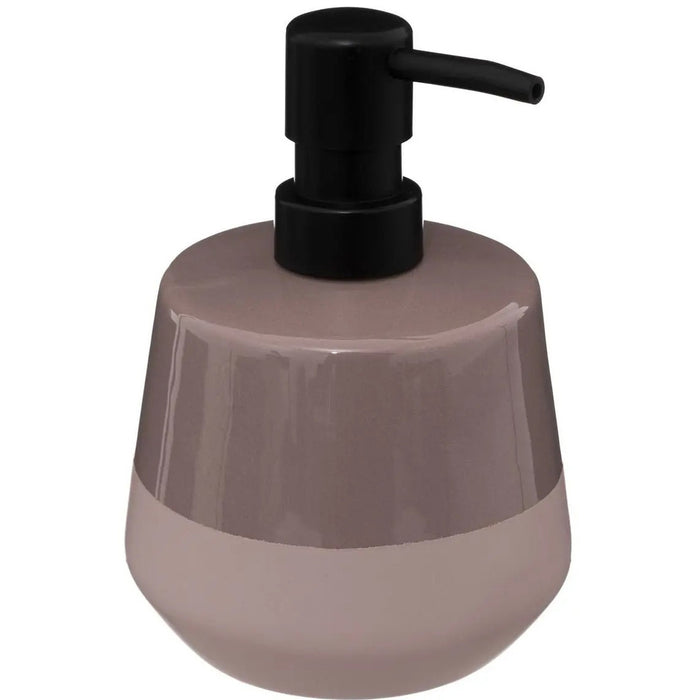 Five Zeeppompje van keramiek - taupe - 440 ml - zeepdispenser